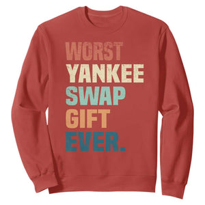 Funny Worst Yankee Swap Gift Ever Sweatshirt Christmas Gift Exchange Game TS11 Red Print Your Wear