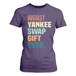 Funny Worst Yankee Swap Gift Ever T Shirt For Women Christmas Gift Exchange Game TS11 Purple Print Your Wear