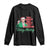 Funny Christmas Santa Trump Long Sleeve Shirt Very Demure Very Cutesy Very President Very Merry TS11 Black Print Your Wear