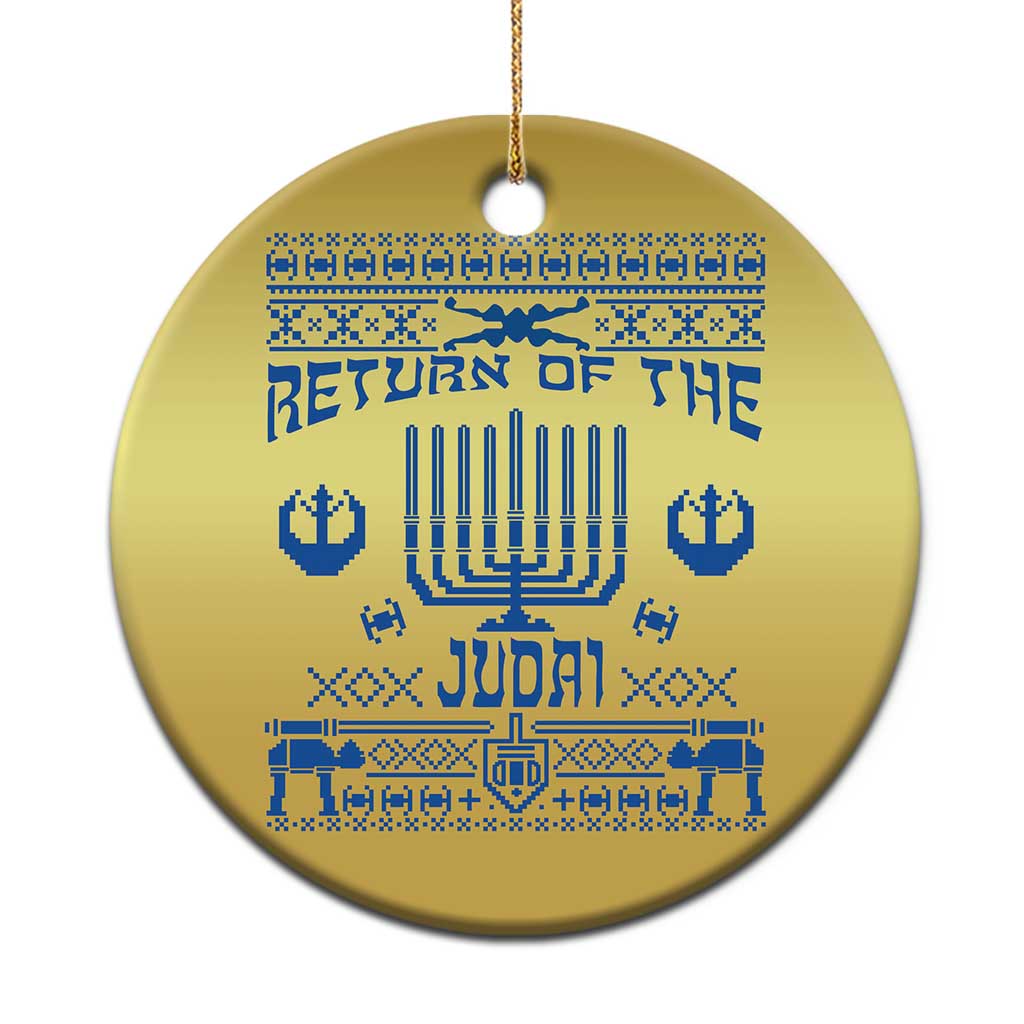 Hanukkah Holiday Christmas Ornament Return Of The Judai Chanukah Jewish Festival TS11 Print Your Wear