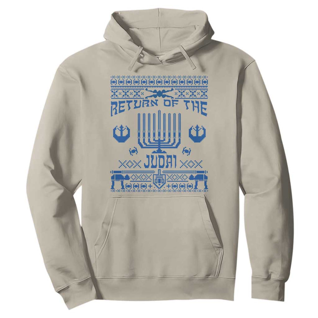 Hanukkah Holiday Hoodie Return Of The Judai Chanukah Jewish Festival TS11 Sand Print Your Wear