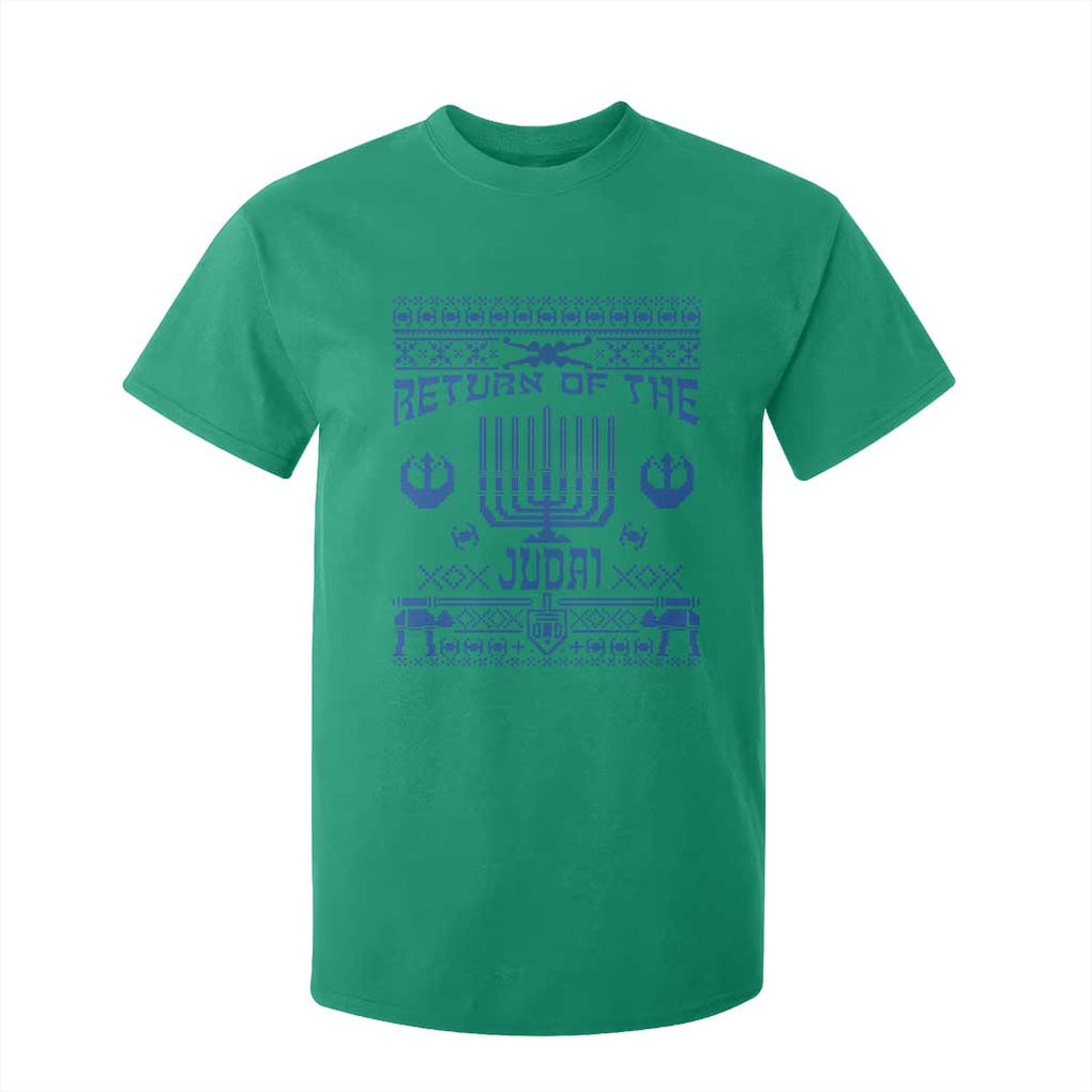 Hanukkah Holiday T Shirt For Kid Return Of The Judai Chanukah Jewish Festival TS11 Irish Green Print Your Wear