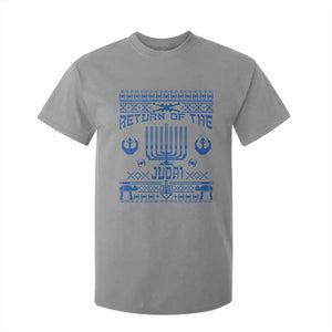Hanukkah Holiday T Shirt For Kid Return Of The Judai Chanukah Jewish Festival TS11 Sport Gray Print Your Wear