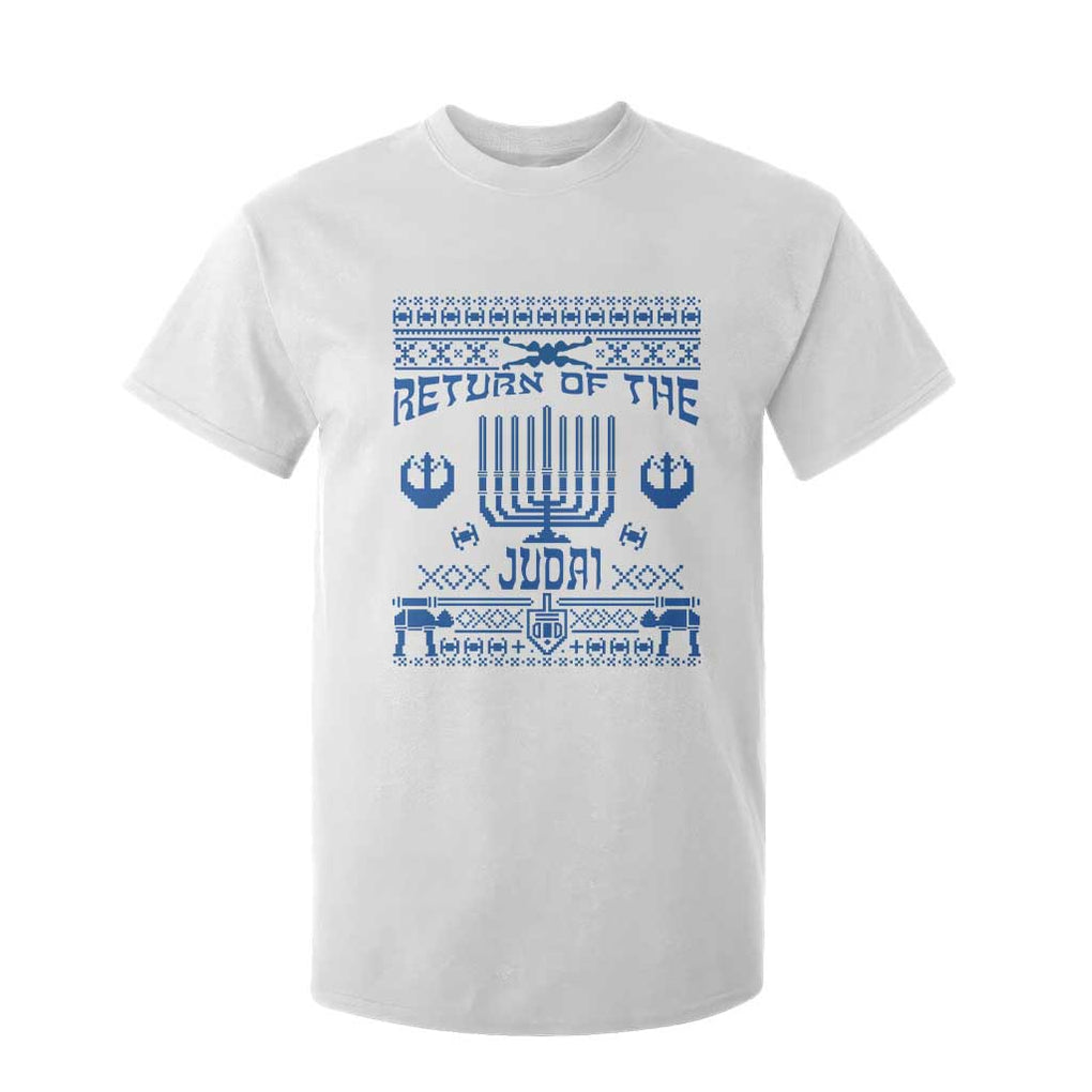 Hanukkah Holiday T Shirt For Kid Return Of The Judai Chanukah Jewish Festival TS11 White Print Your Wear