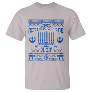 Hanukkah Holiday T Shirt Return Of The Judai Chanukah Jewish Festival TS11 Ice Gray Print Your Wear