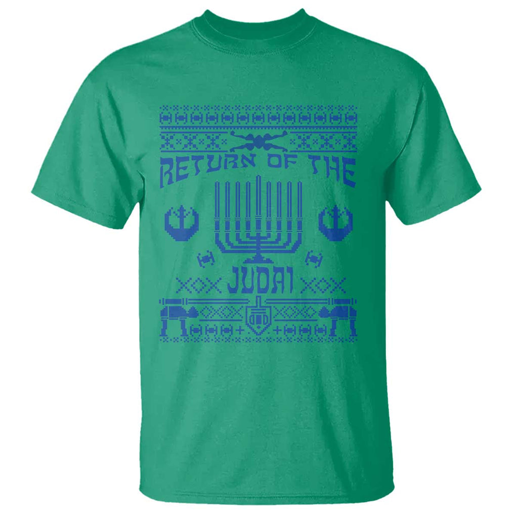 Hanukkah Holiday T Shirt Return Of The Judai Chanukah Jewish Festival TS11 Irish Green Print Your Wear