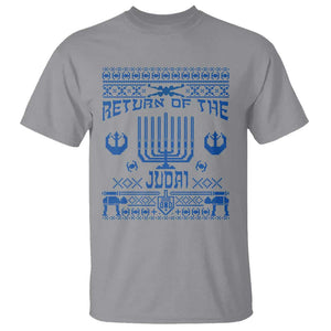 Hanukkah Holiday T Shirt Return Of The Judai Chanukah Jewish Festival TS11 Sport Gray Print Your Wear