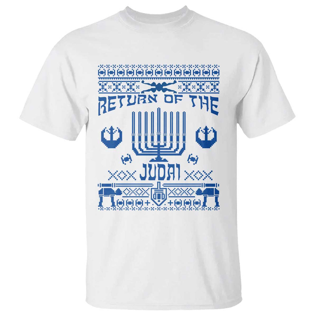 Hanukkah Holiday T Shirt Return Of The Judai Chanukah Jewish Festival TS11 White Print Your Wear