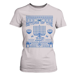 Hanukkah Holiday T Shirt For Women Return Of The Judai Chanukah Jewish Festival TS11 Ice Gray Print Your Wear