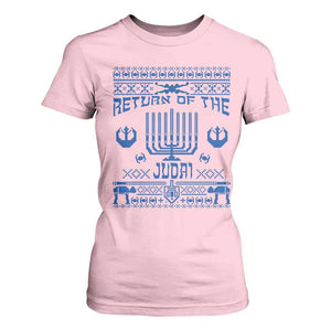 Hanukkah Holiday T Shirt For Women Return Of The Judai Chanukah Jewish Festival TS11 Light Pink Print Your Wear