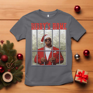 Funny Dirty Christmas Santa Diddy's Home T Shirt TS11 Charcoal Print Your Wear