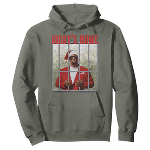 Funny Dirty Christmas Santa Diddy's Home Hoodie TS11 Military Green Print Your Wear