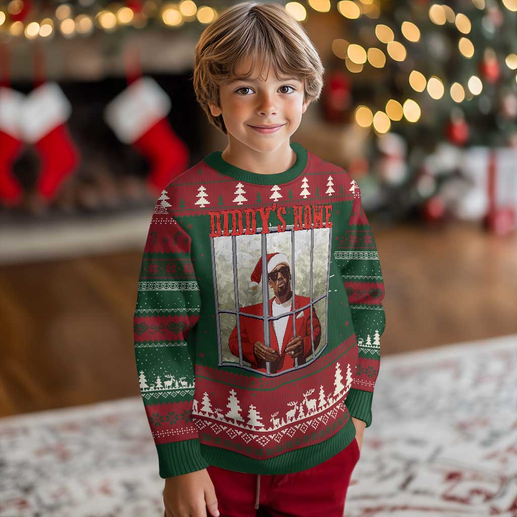 Funny Dirty Xmas Santa Diddy's Home Ugly Christmas Sweater TS11 Christmas Print Your Wear