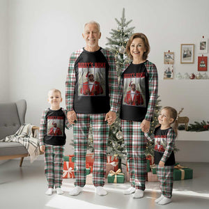 Funny Dirty Xmas Santa Diddy's Home Plaid Pajama Set TS11 Christmas Plaid Print Your Wear