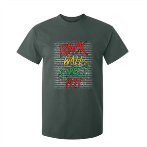 Black Wall Street 1921 T Shirt For Kid Tulsa Oklahoma Black History Month TS11 Dark Forest Green Print Your Wear
