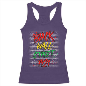 Black Wall Street 1921 Racerback Tank Top Tulsa Oklahoma Black History Month TS11 Purple Print Your Wear