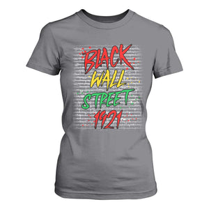 Black Wall Street 1921 T Shirt For Women Tulsa Oklahoma Black History Month TS11 Charcoal Print Your Wear