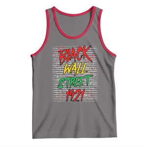 Black Wall Street 1921 Tank Top Tulsa Oklahoma Black History Month TS11 Deep Heather Red Print Your Wear