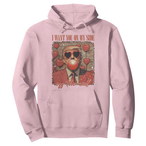 Funny Trump Valentine's Day Hoodie I Want You On My Side Of The Wall TS11 Light Pink Print Your Wear