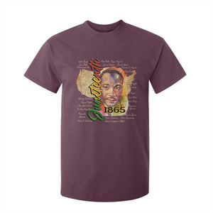 Juneteenth 1865 T Shirt For Kid Black Leaders African American Heritage TS11 Maroon Print Your Wear