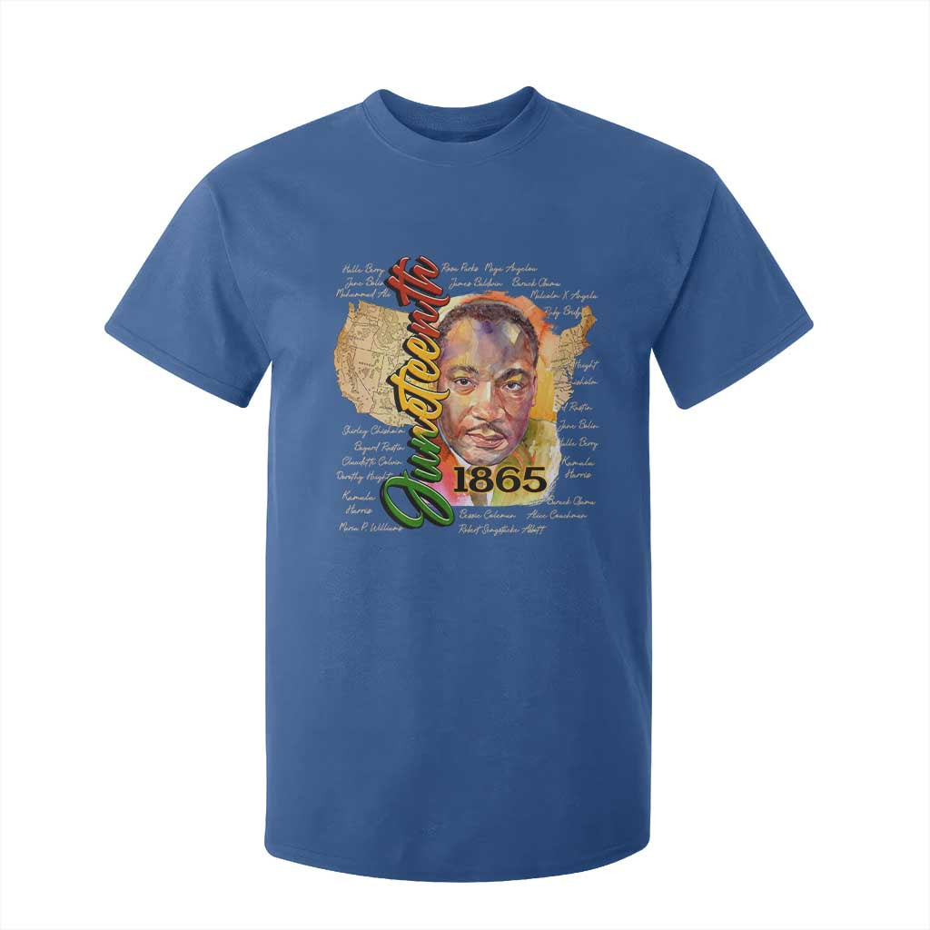 Juneteenth 1865 T Shirt For Kid Black Leaders African American Heritage TS11 Royal Blue Print Your Wear