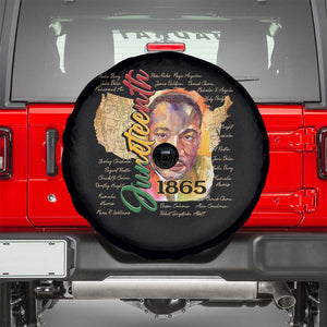Juneteenth 1865 Spare Tire Cover Black Leaders African American Heritage TS11 Black Print Your Wear