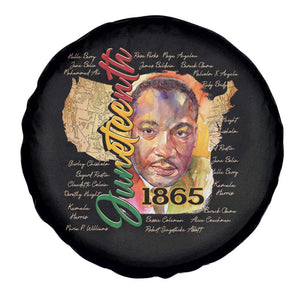 Juneteenth 1865 Spare Tire Cover Black Leaders African American Heritage TS11 Print Your Wear