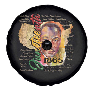 Juneteenth 1865 Spare Tire Cover Black Leaders African American Heritage TS11 Print Your Wear