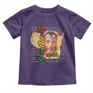 Juneteenth 1865 Toddler T Shirt Black Leaders African American Heritage TS11 Purple Print Your Wear