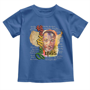 Juneteenth 1865 Toddler T Shirt Black Leaders African American Heritage TS11 Royal Blue Print Your Wear