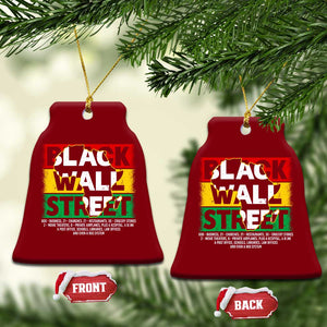 Black Wall Street Ceramic Ornament Tulsa Black History Month Africa Map TS11 Print Your Wear