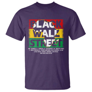 Black Wall Street T Shirt Tulsa Black History Month Africa Map TS11 Purple Print Your Wear