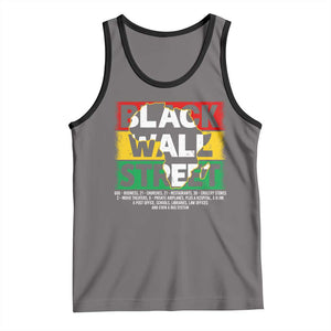 Black Wall Street Tank Top Tulsa Black History Month Africa Map TS11 Deep Heather Black Print Your Wear