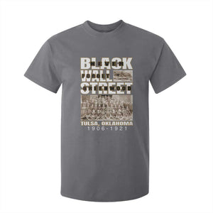 Never Forget Greenwood Black Wall Street T Shirt For Kid Black History Month TS11 Charcoal Print Your Wear