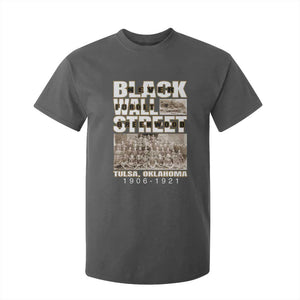 Never Forget Greenwood Black Wall Street T Shirt For Kid Black History Month TS11 Dark Heather Print Your Wear