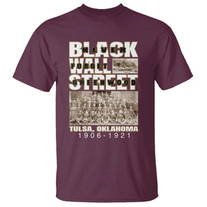 Never Forget Greenwood Black Wall Street T Shirt Black History Month TS11 Maroon Print Your Wear
