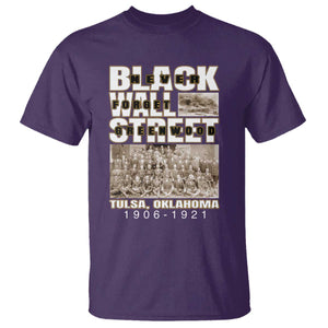 Never Forget Greenwood Black Wall Street T Shirt Black History Month TS11 Purple Print Your Wear