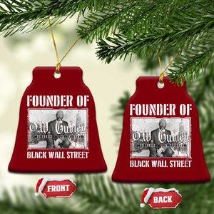 Founder Of Black Wall Street O.W. Gurley Ceramic Ornament Black History Month TS11 Print Your Wear