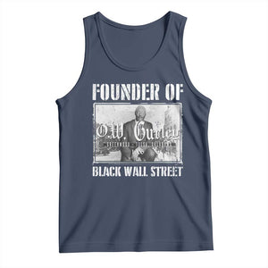 Founder Of Black Wall Street O.W. Gurley Tank Top Black History Month TS11 Navy Print Your Wear