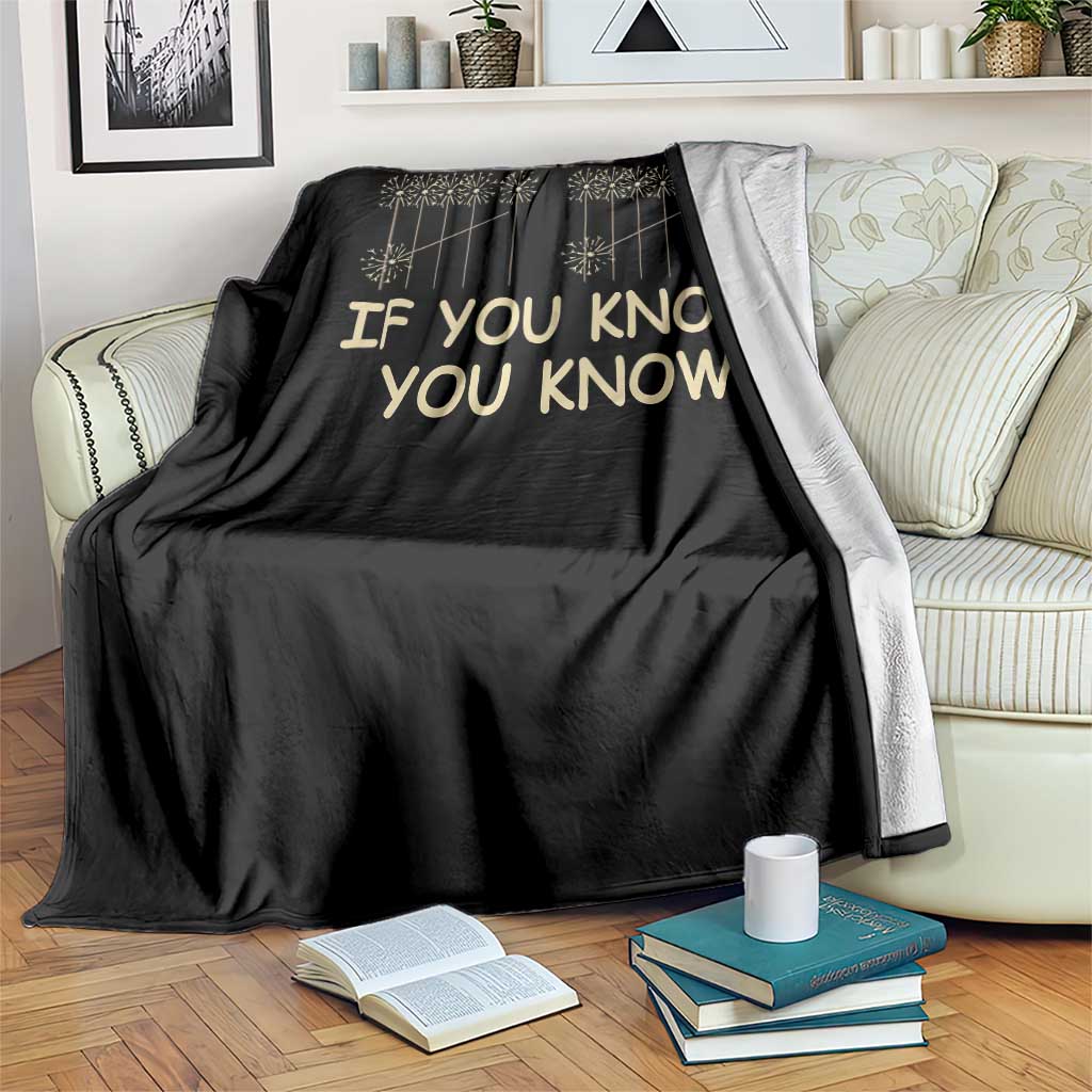 Funny 67 New Year Throw Blanket If You Know You Know Six Seven Meme Sparklers TS11 Print Your Wear
