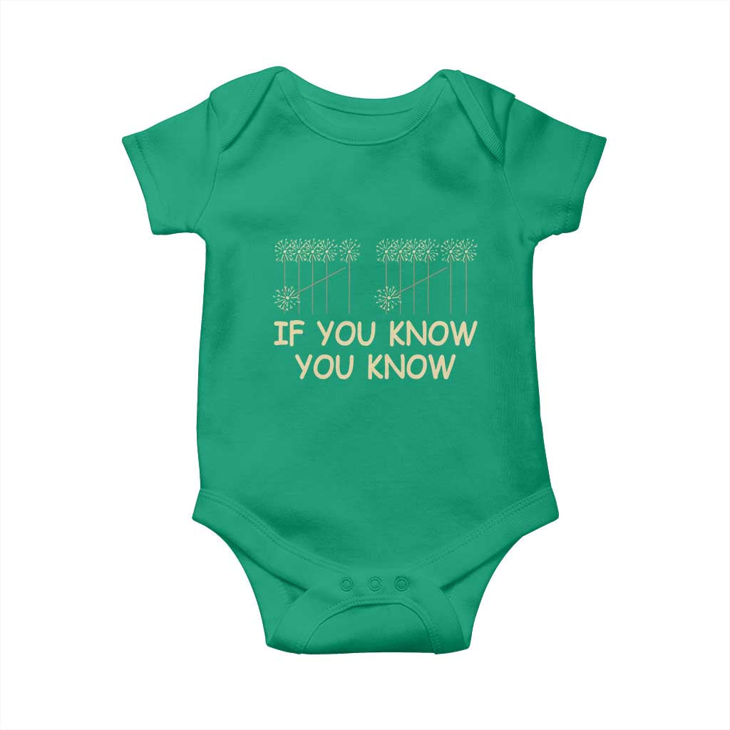 Funny 67 New Year Baby Onesie If You Know You Know Six Seven Meme Sparklers TS11 Irish Green Print Your Wear