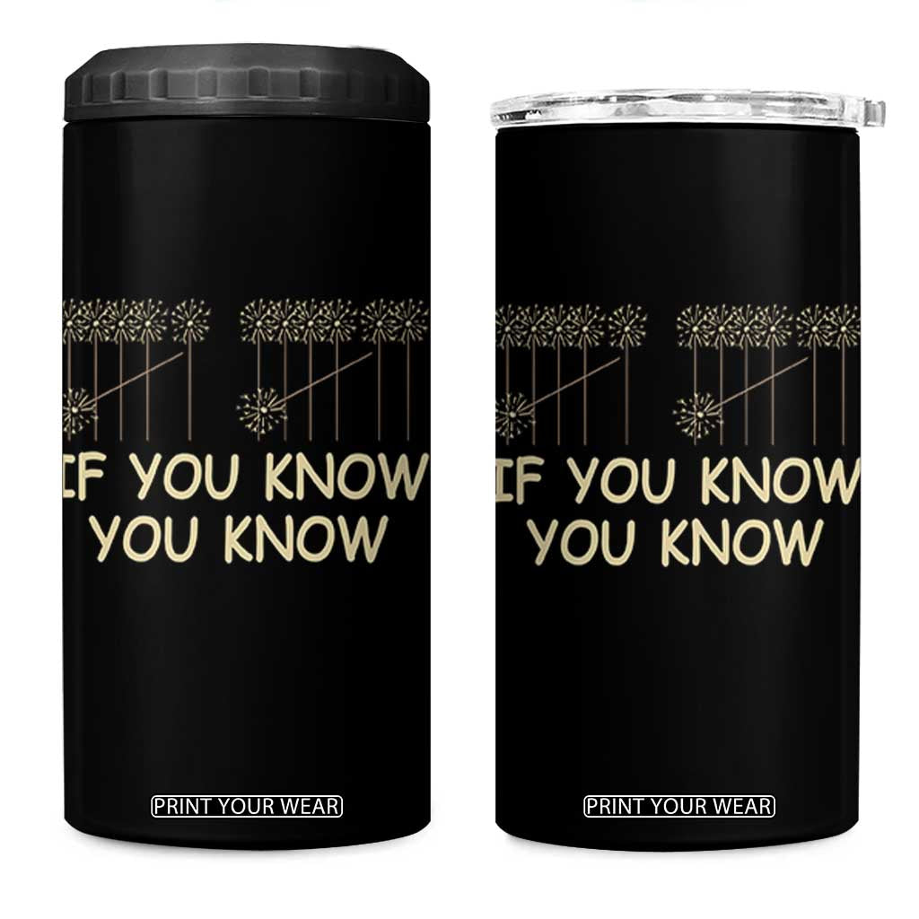 Funny 67 New Year 4 in 1 Can Cooler Tumbler If You Know You Know Six Seven Meme Sparklers TS11 One Size: 16 oz Black Print Your Wear