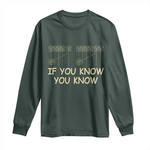 Funny 67 New Year Long Sleeve Shirt If You Know You Know Six Seven Meme Sparklers TS11 Dark Forest Green Print Your Wear