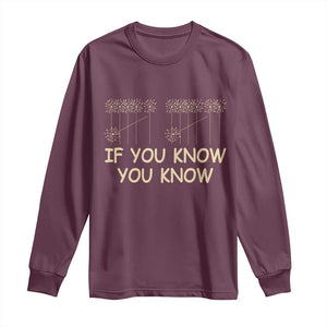 Funny 67 New Year Long Sleeve Shirt If You Know You Know Six Seven Meme Sparklers TS11 Maroon Print Your Wear