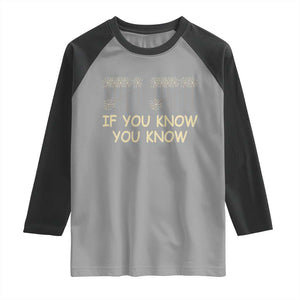 Funny 67 New Year Raglan Shirt If You Know You Know Six Seven Meme Sparklers TS11 Sport Gray Black Print Your Wear