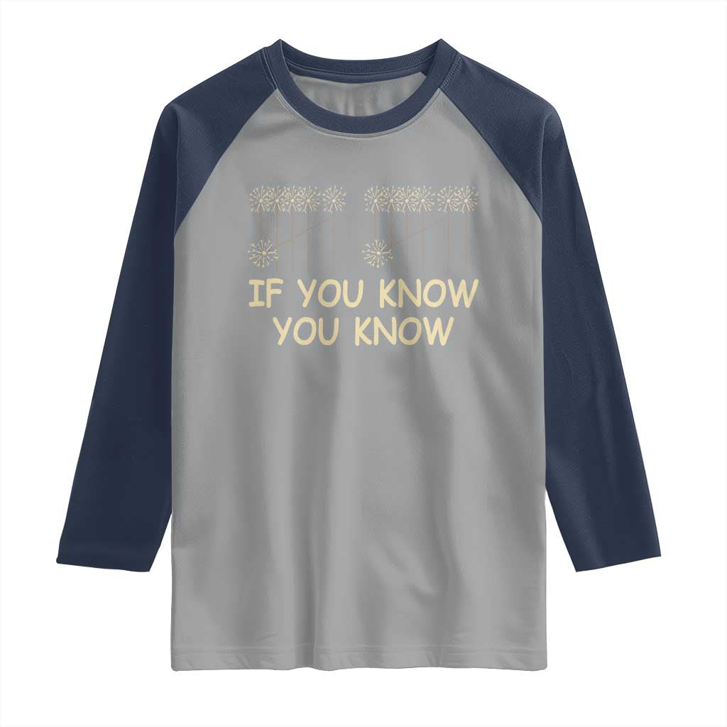 Funny 67 New Year Raglan Shirt If You Know You Know Six Seven Meme Sparklers TS11 Sport Gray Navy Print Your Wear