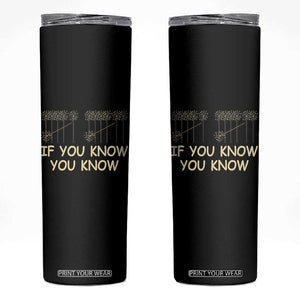 Funny 67 New Year Skinny Tumbler If You Know You Know Six Seven Meme Sparklers TS11 Black Print Your Wear