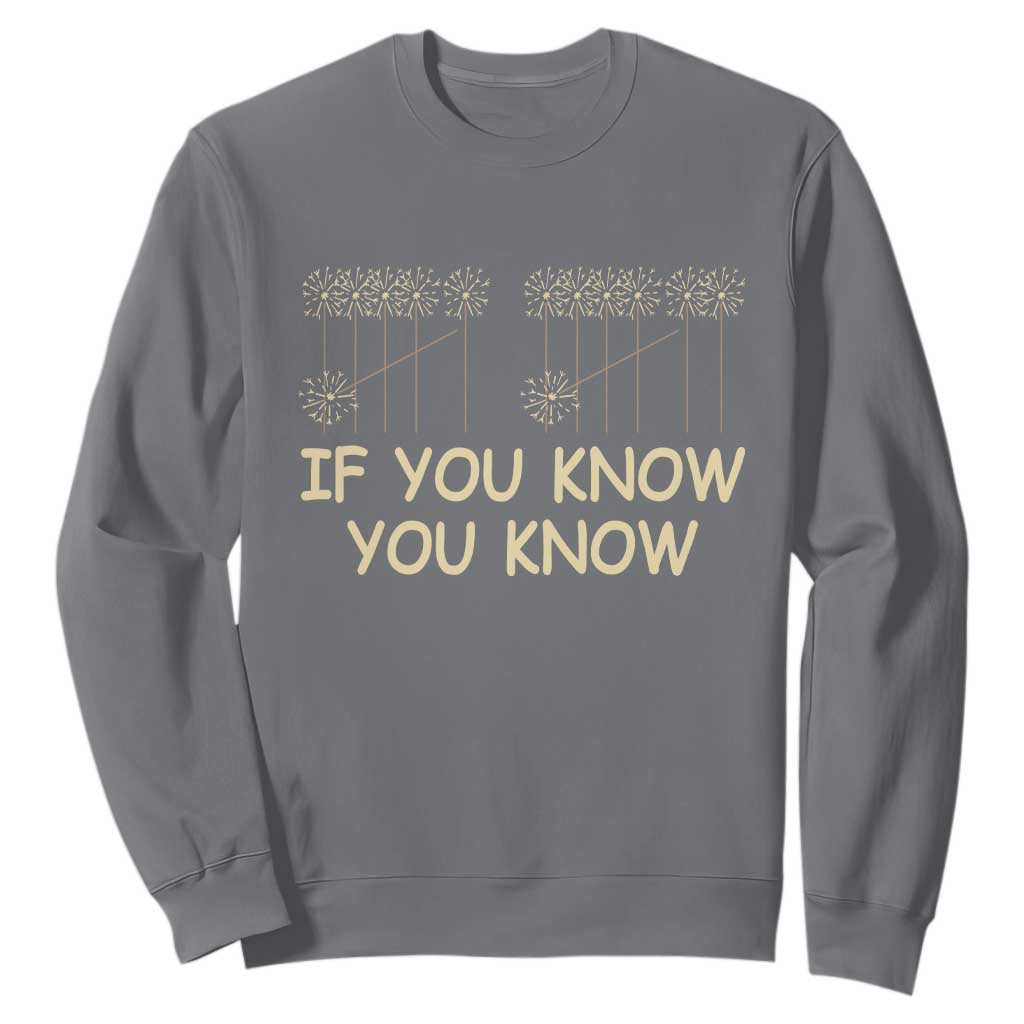 Funny 67 New Year Sweatshirt If You Know You Know Six Seven Meme Sparklers TS11 Charcoal Print Your Wear