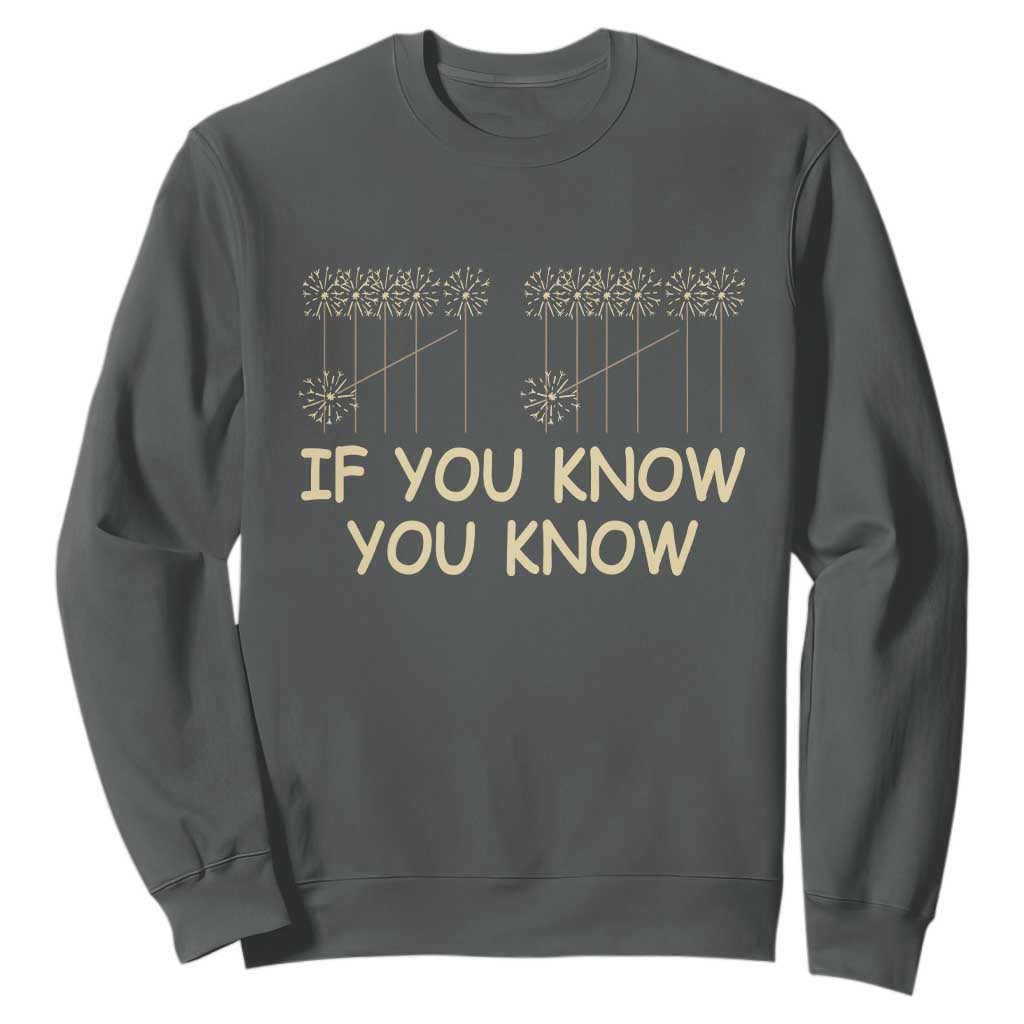 Funny 67 New Year Sweatshirt If You Know You Know Six Seven Meme Sparklers TS11 Dark Heather Print Your Wear