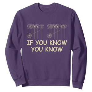 Funny 67 New Year Sweatshirt If You Know You Know Six Seven Meme Sparklers TS11 Purple Print Your Wear